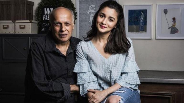 Alia Bhatt With Mahesh Bhatt