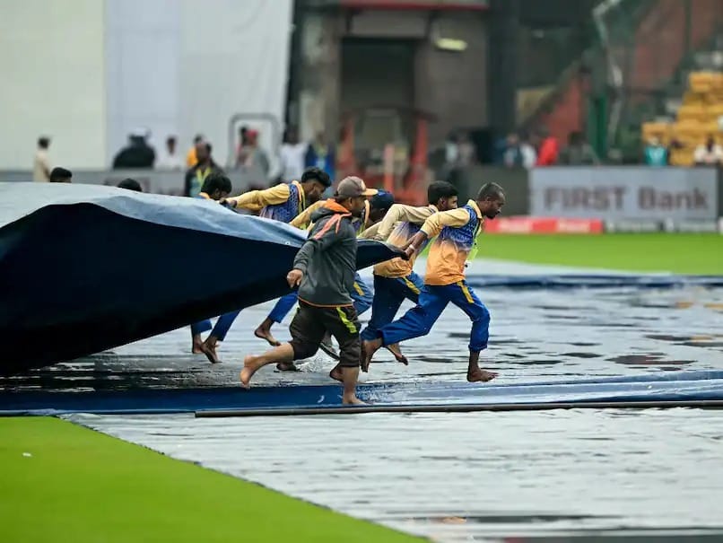 The first day of the India-New Zealand Test Series was washed away due to rain.
