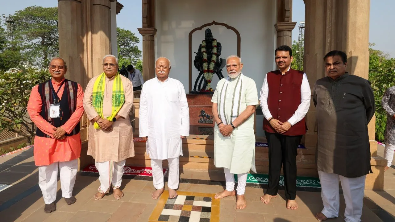 Narendra modi in nagpur first time as pm 