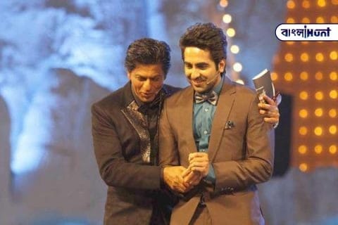 19th annual colors screen awards 2013 shahrukh khan with ayushman khurana