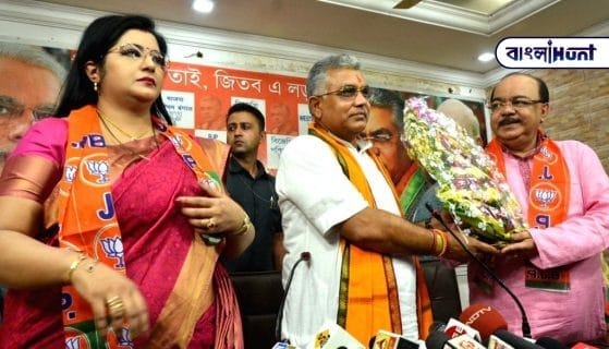 west bengal bjp chief dilip ghosh felicitates 881881