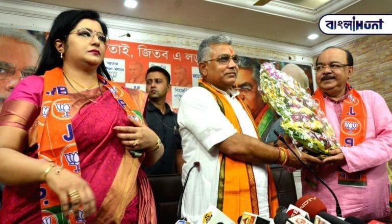 west bengal bjp chief dilip ghosh felicitates 881881