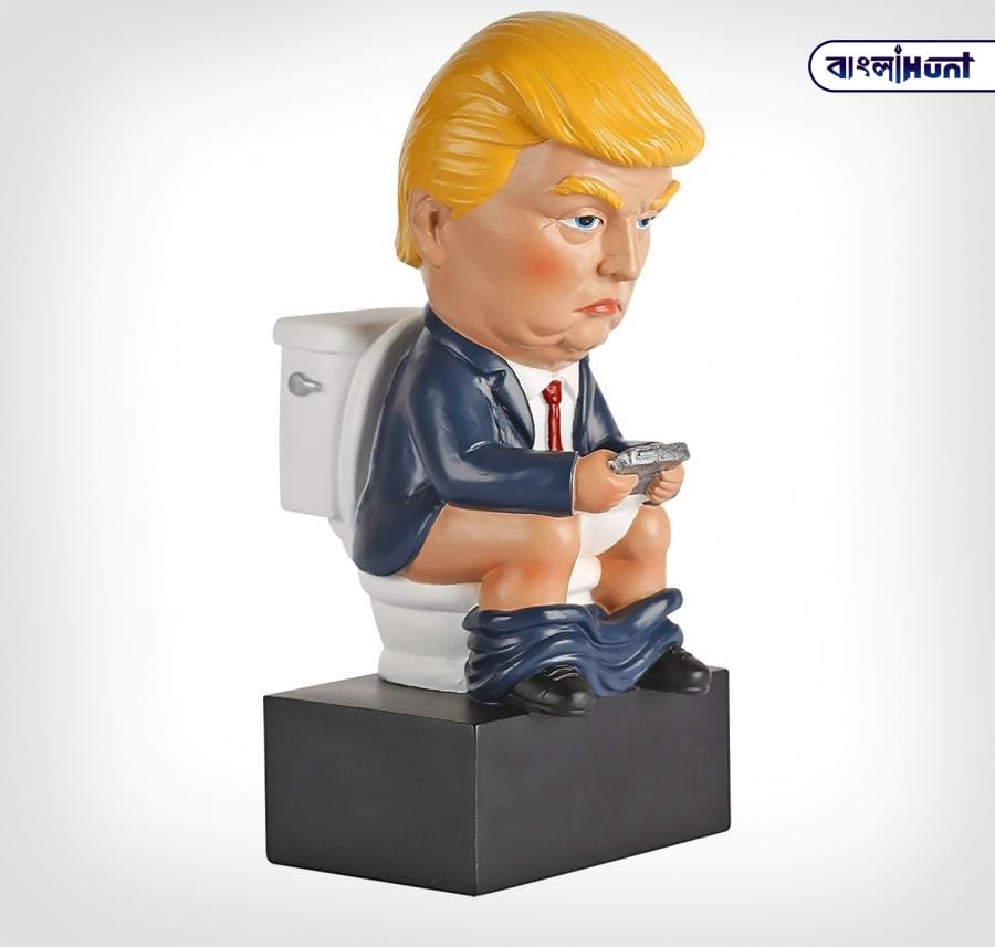 Donald Trump Tweeting On Toilet