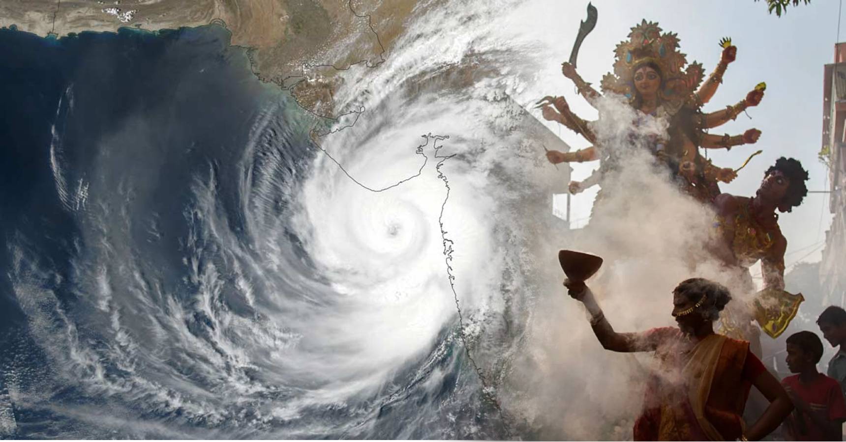 durga pujo weather cyclone