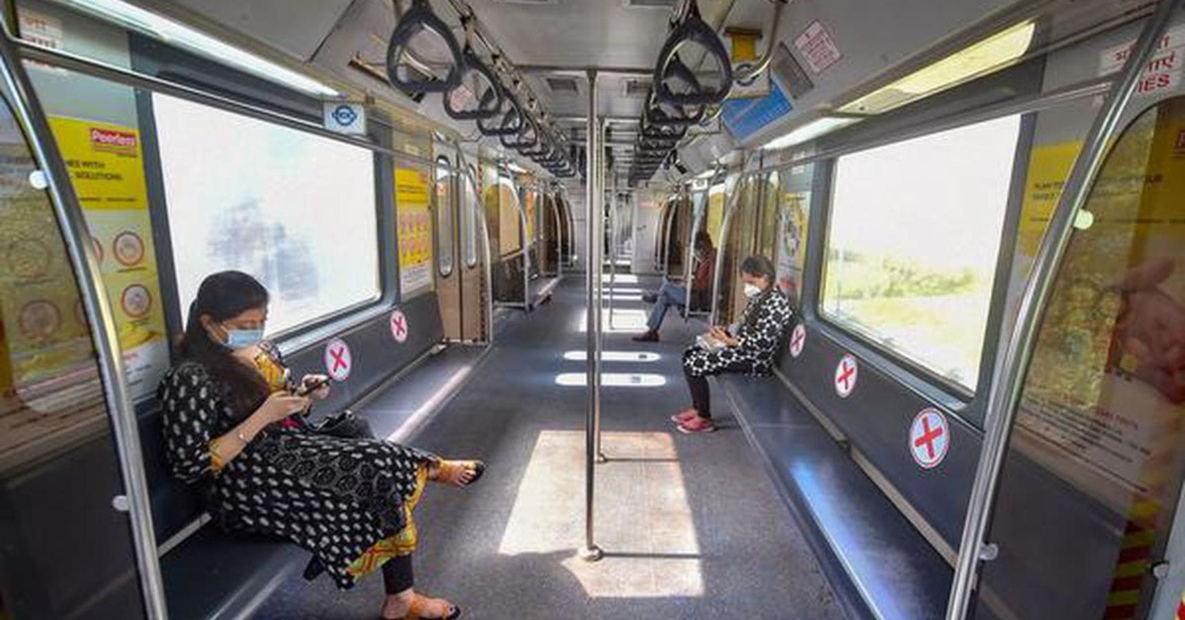 metro train seat