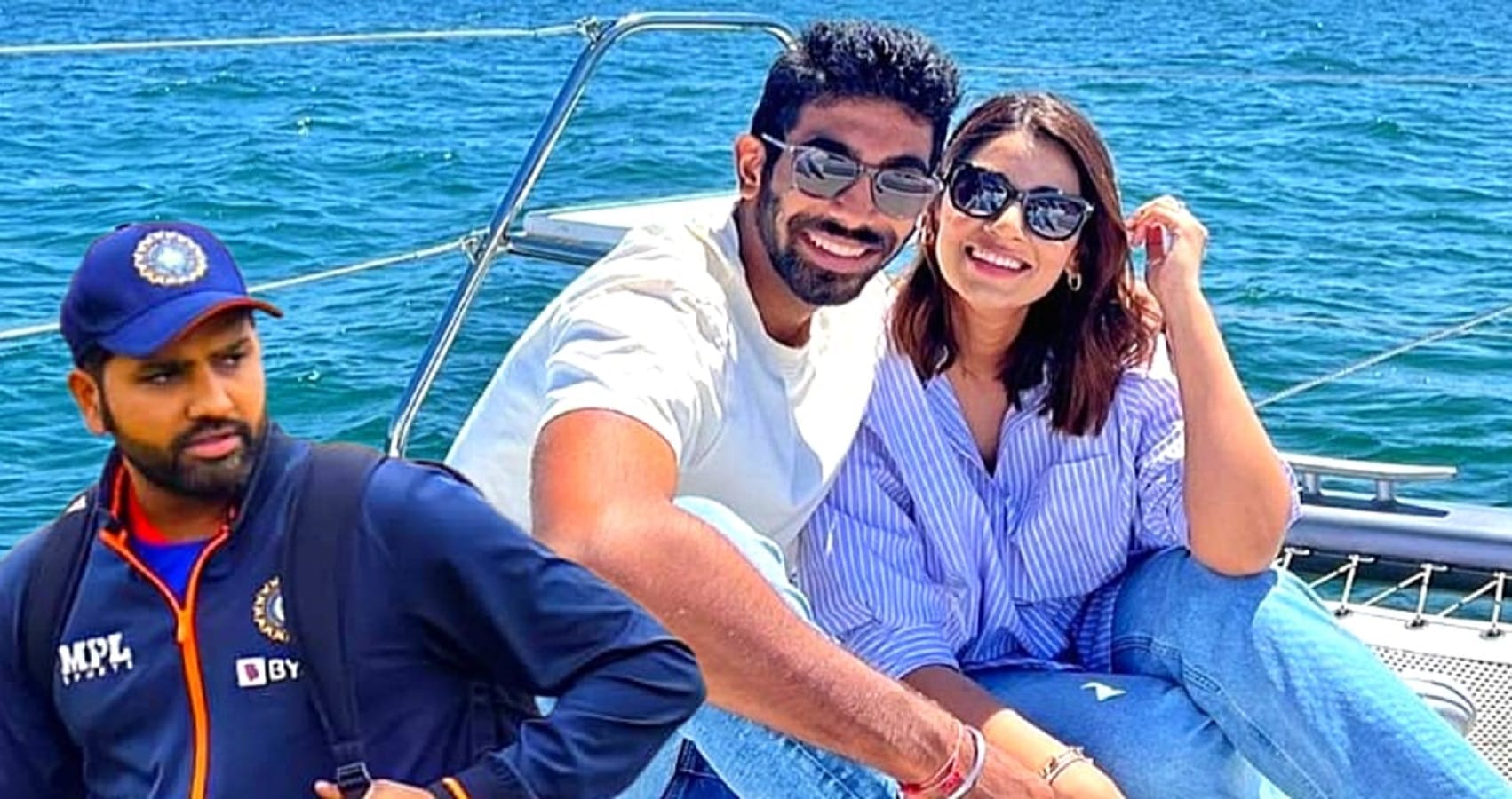 sanjana bumrah rohit 1