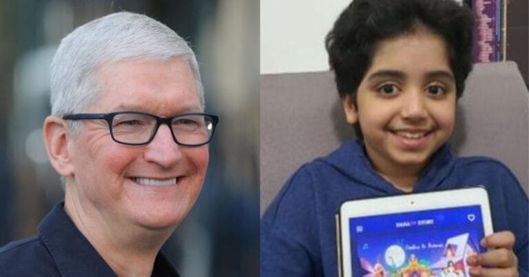 tim cook praises 9 year old indian girl