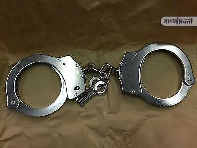 POLICE HANDCUFFS SOLID STEEL 2 GENUINE Police Keys