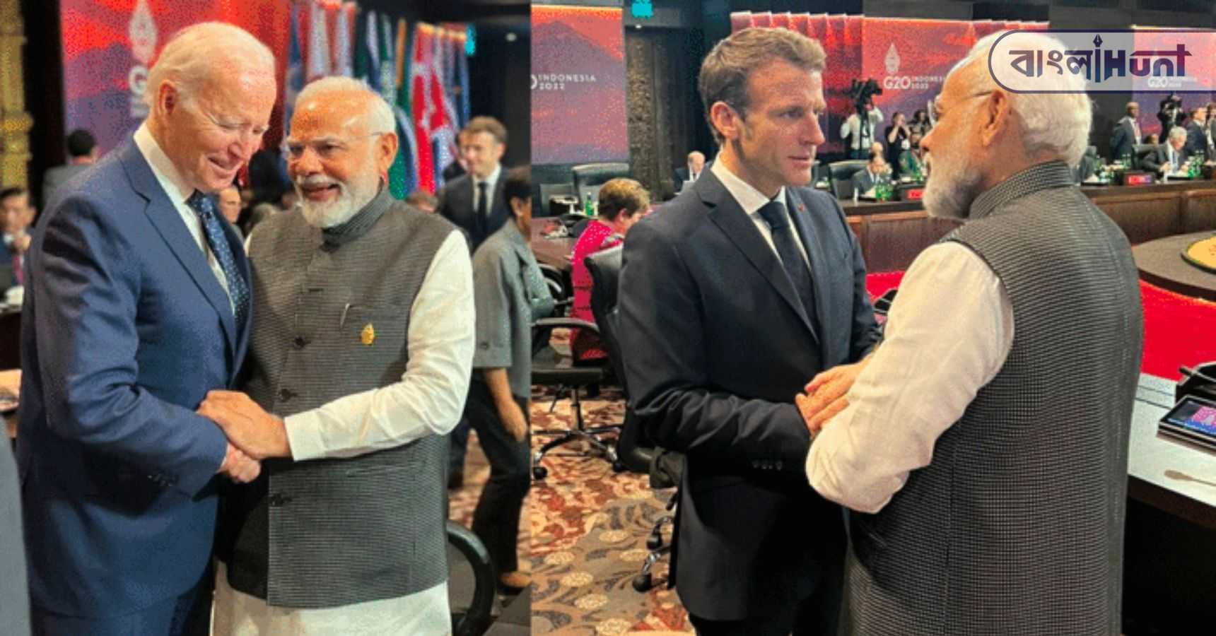 modi biden macron