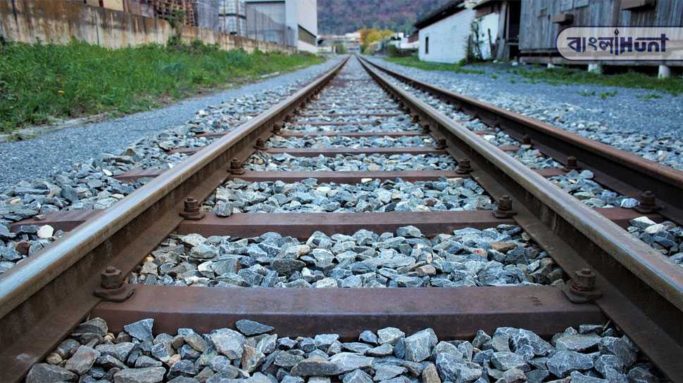 Why are the stones laid on the railway line