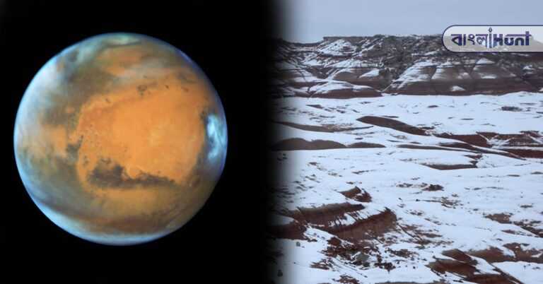 mars snowfall