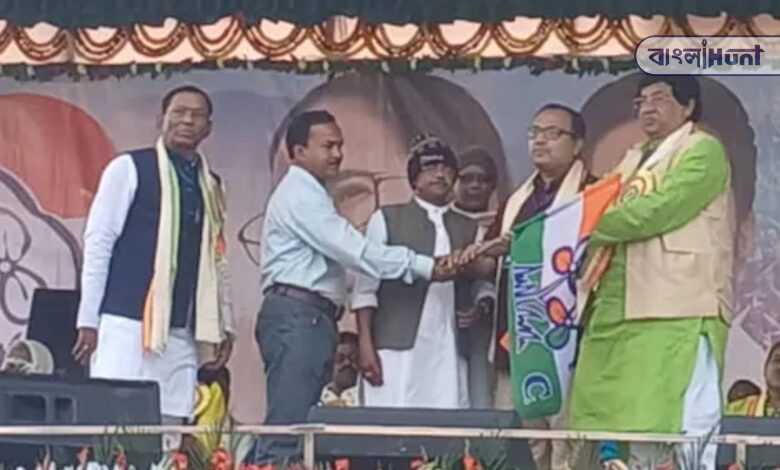 Abhishek Banerjee,BJP,Nandigram,TMC,The BJP Leader of Nandigram joined Trinamool,অভিষেক ব্যানার্জী,বিজেপি,নন্দীগ্রাম,তৃণমূল,তৃণমূলে যোগ দিলেন নন্দীগ্রামের বিজেপির নেতা