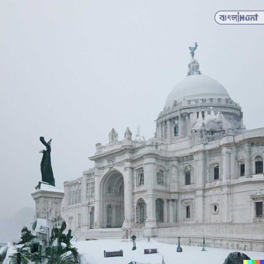 kolkata victoria snow