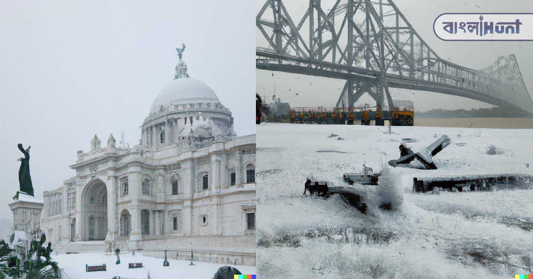 viral news kolkata snowfall