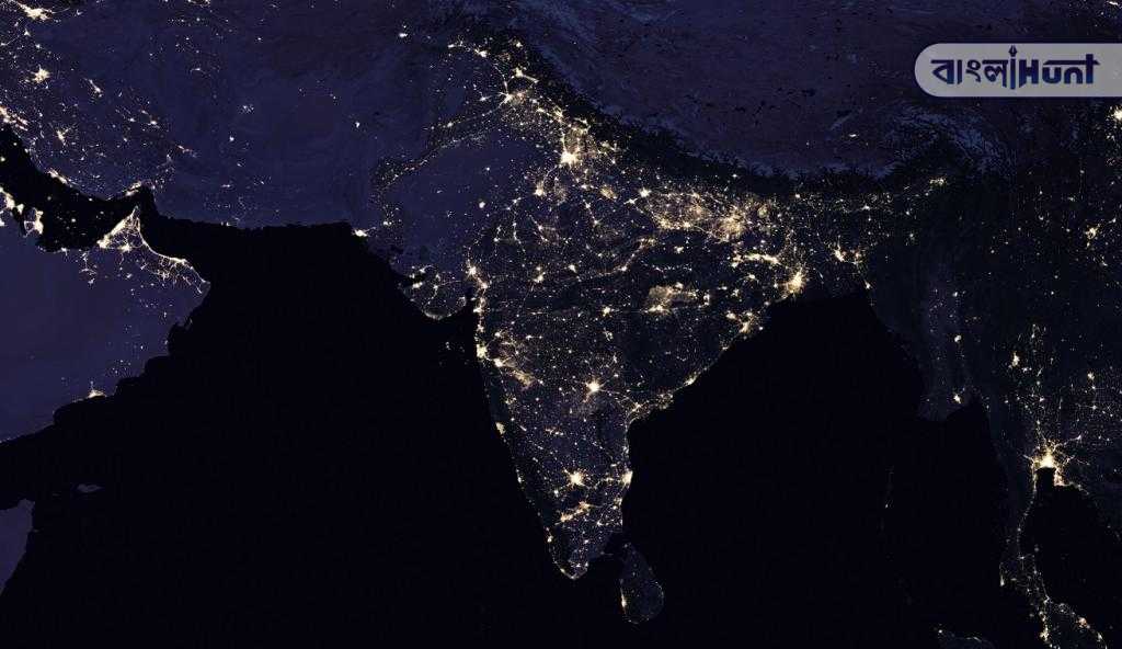 india from space