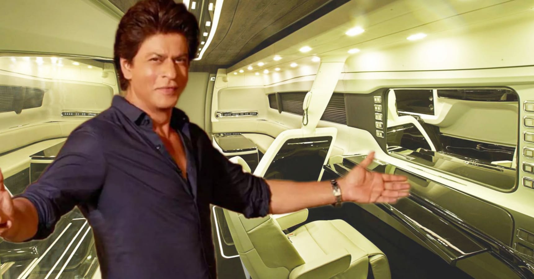 shahrukh vanity van