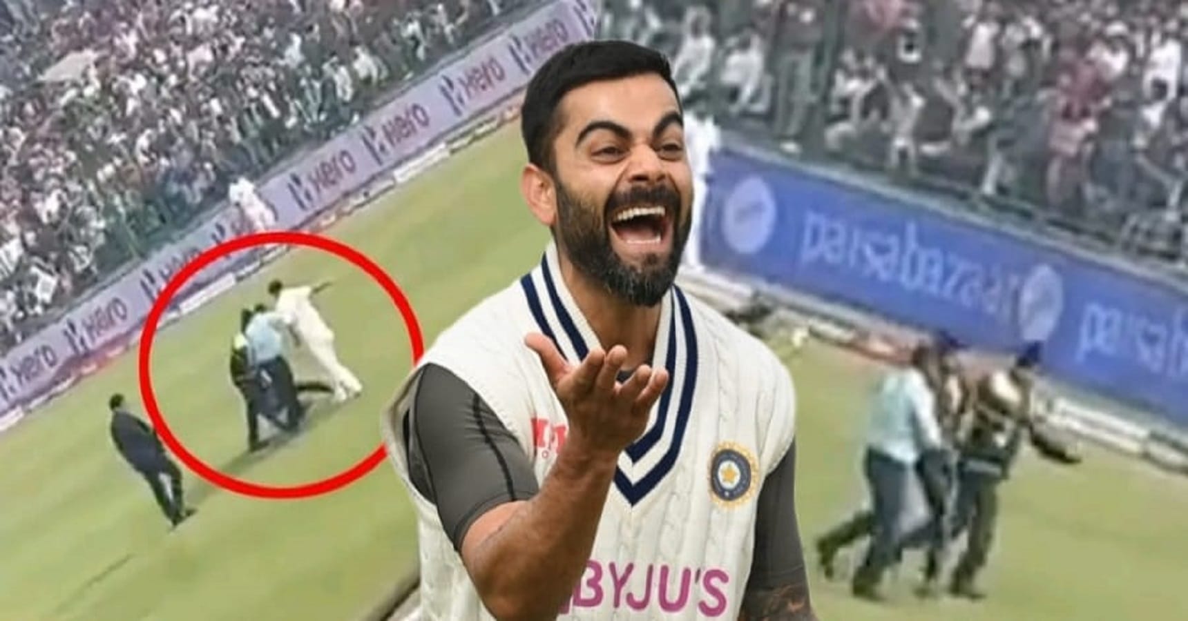 kohli fan slap