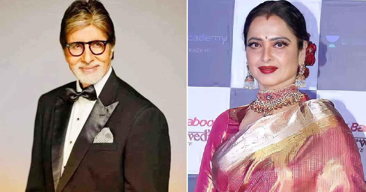 when amitabh bachchan reportedly slapped rekha the reason for it was an iranian dancer deets inside 01