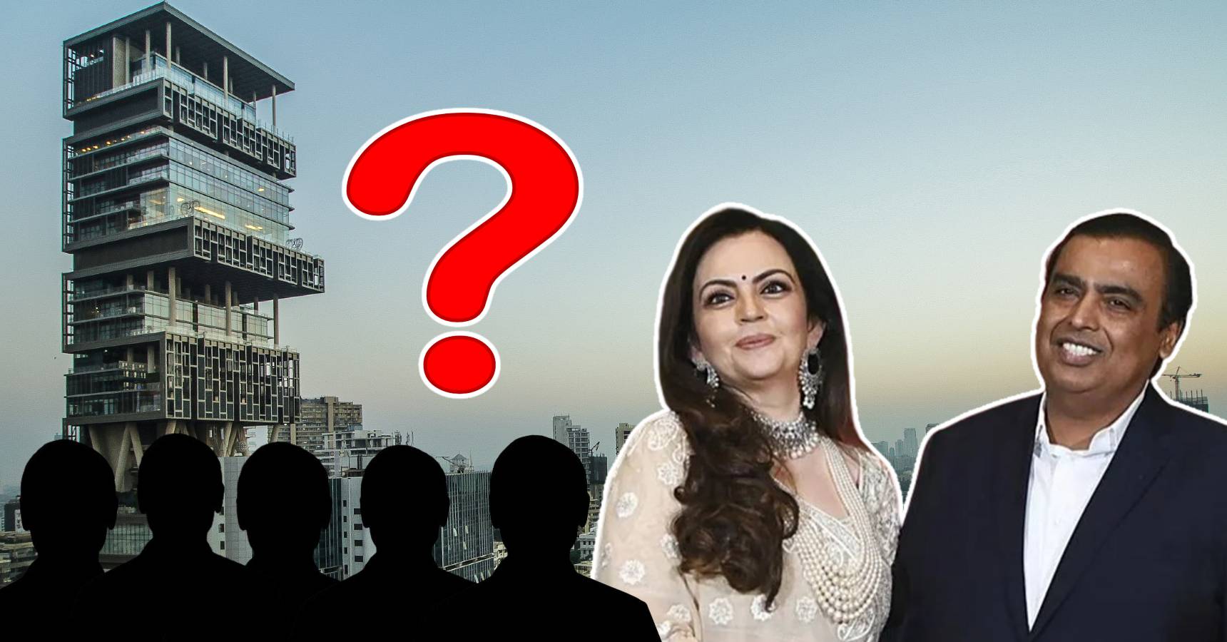 Along with Ambani, his neighbors are also millionaires