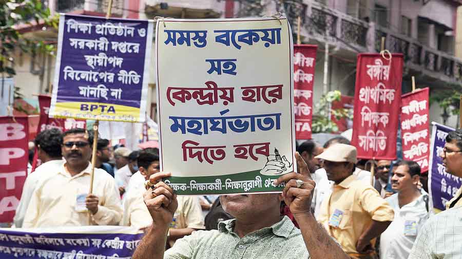 da protest west bengal