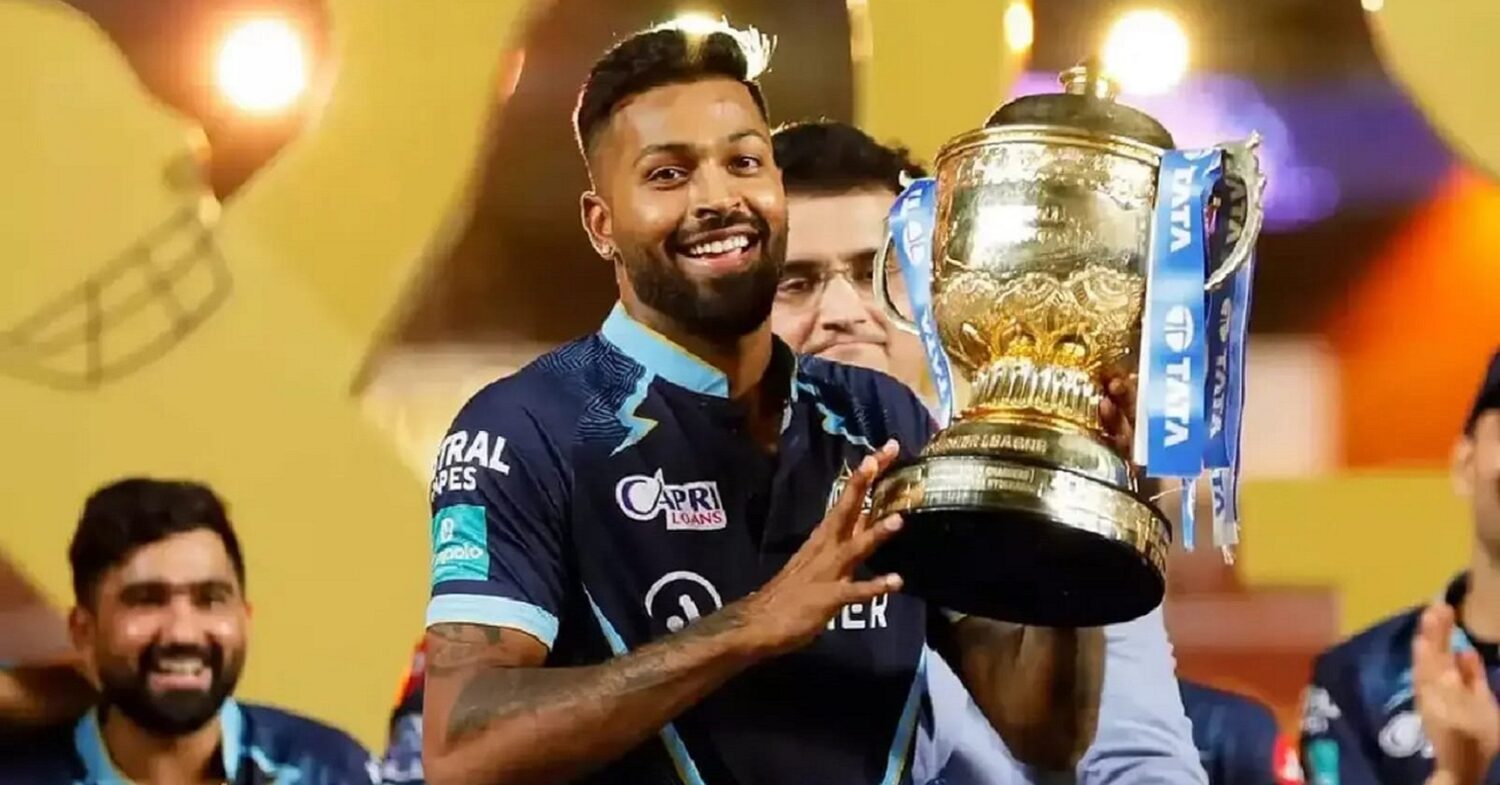 hardik ipl trophy