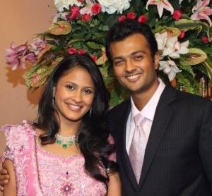 harsh jain with his wife