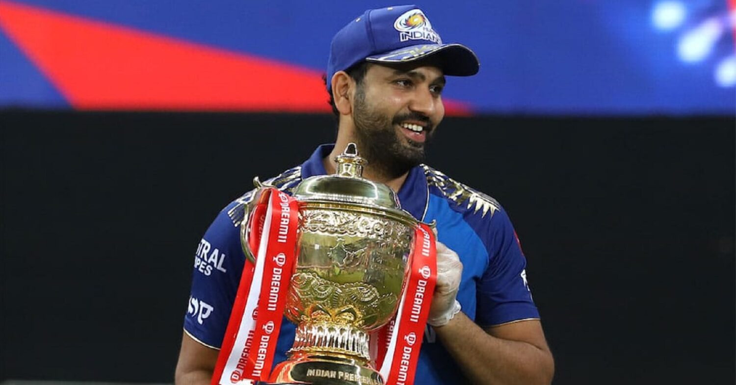 rohit ipl trophy