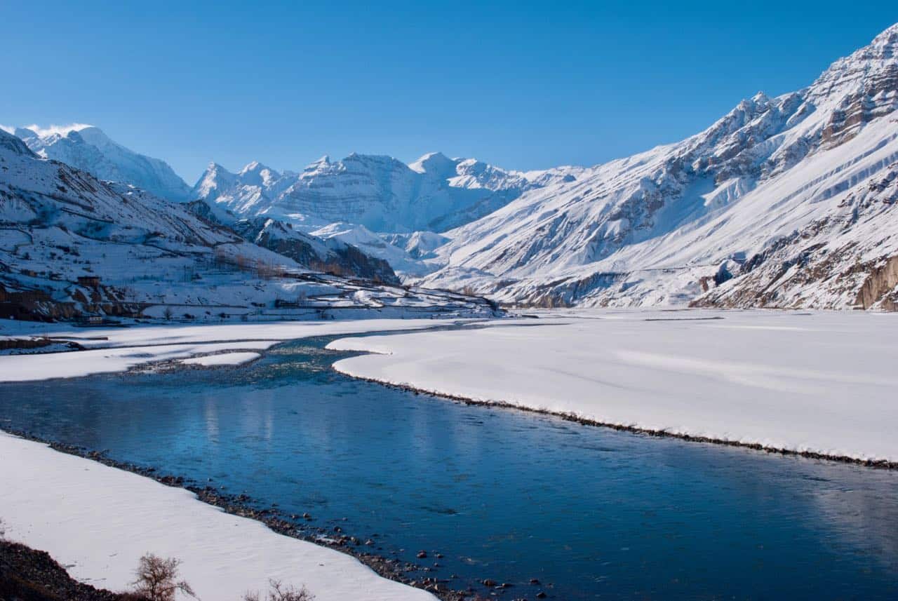 spiti valley in february