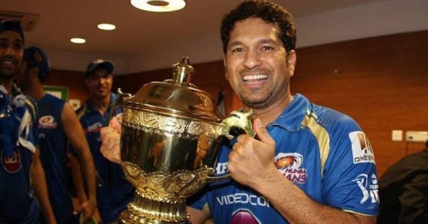 sachin ipl trophy