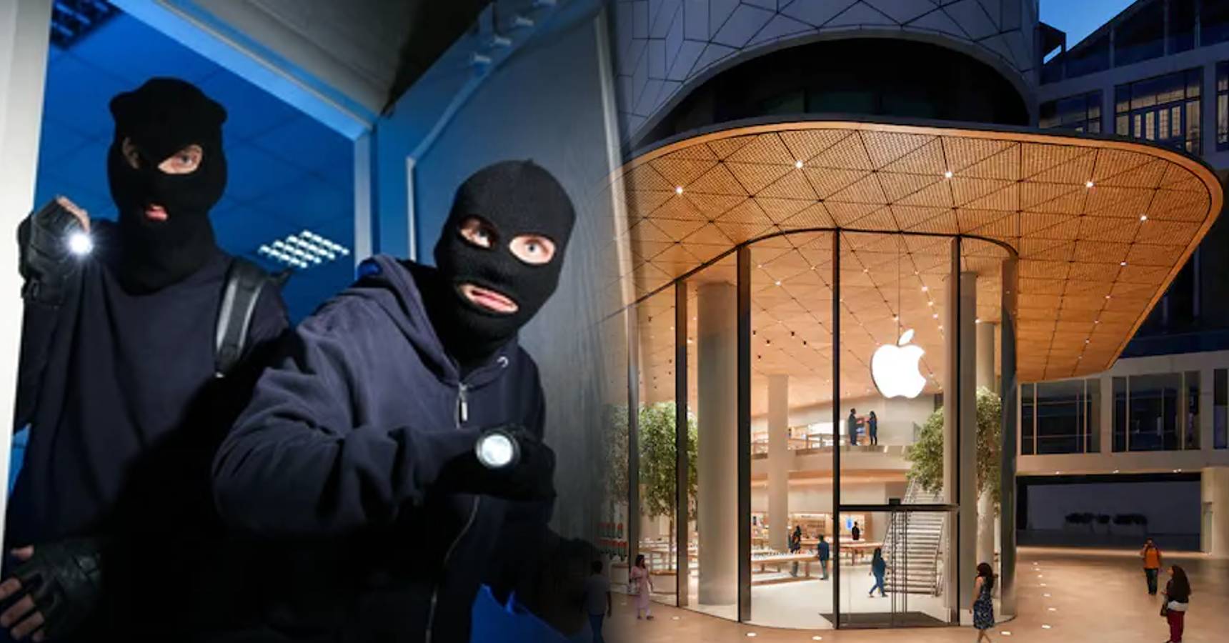 apple store robbed