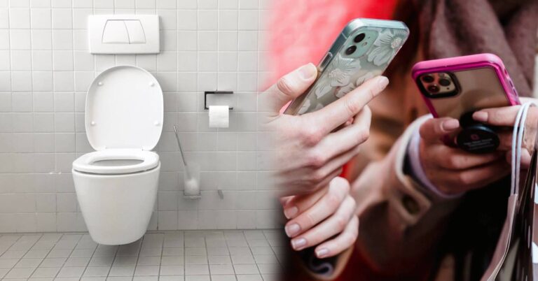 phone in toilet smartphone