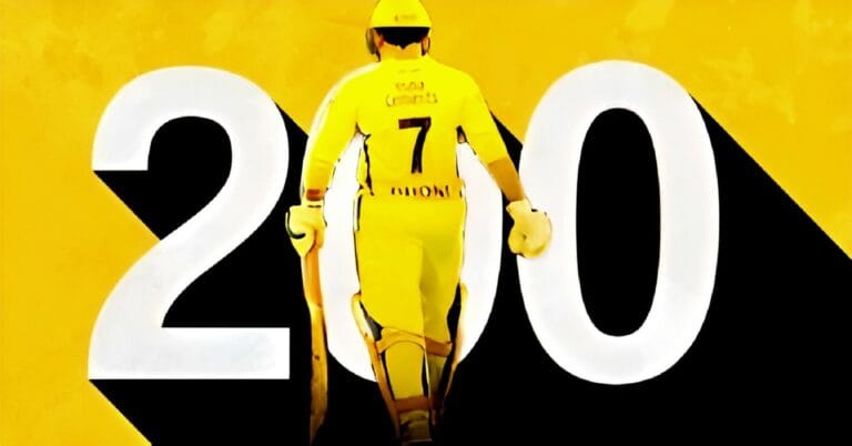 dhoni 200