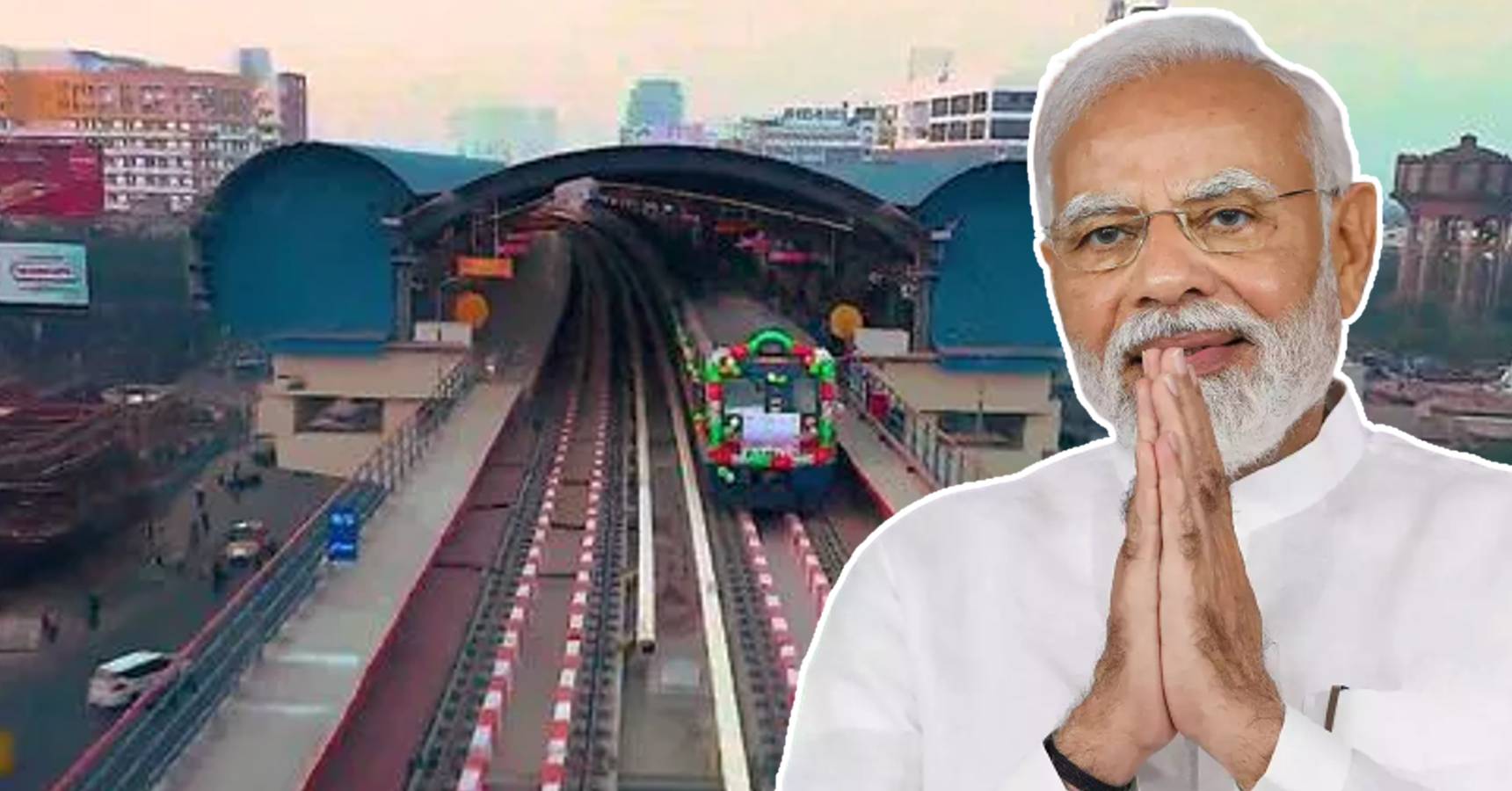 new garia ruby metro route modi