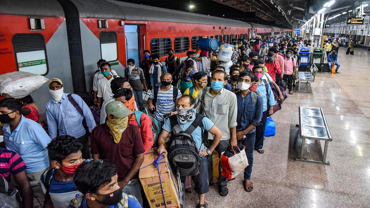 train passengers