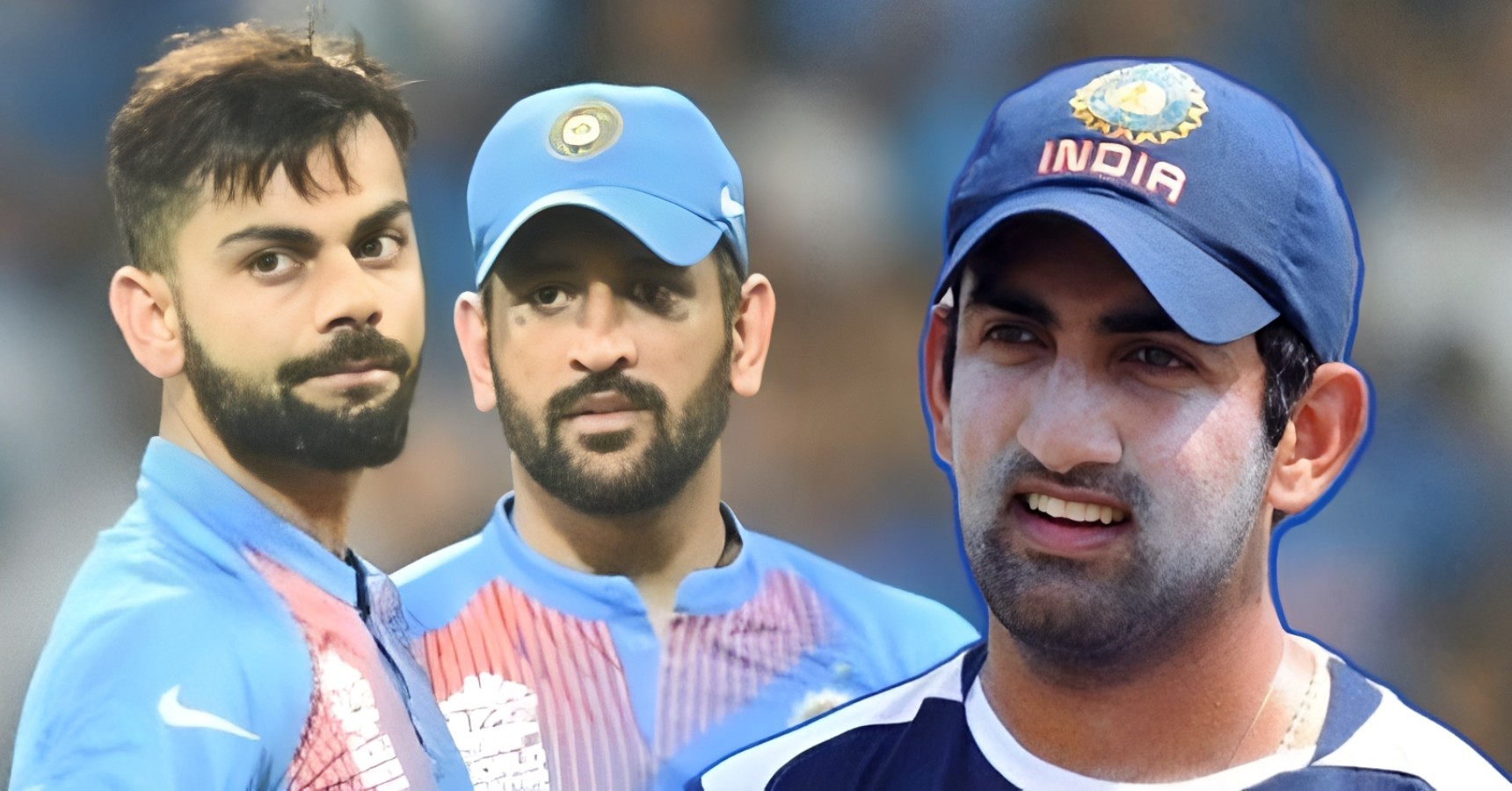 gambhir dhoni kohli