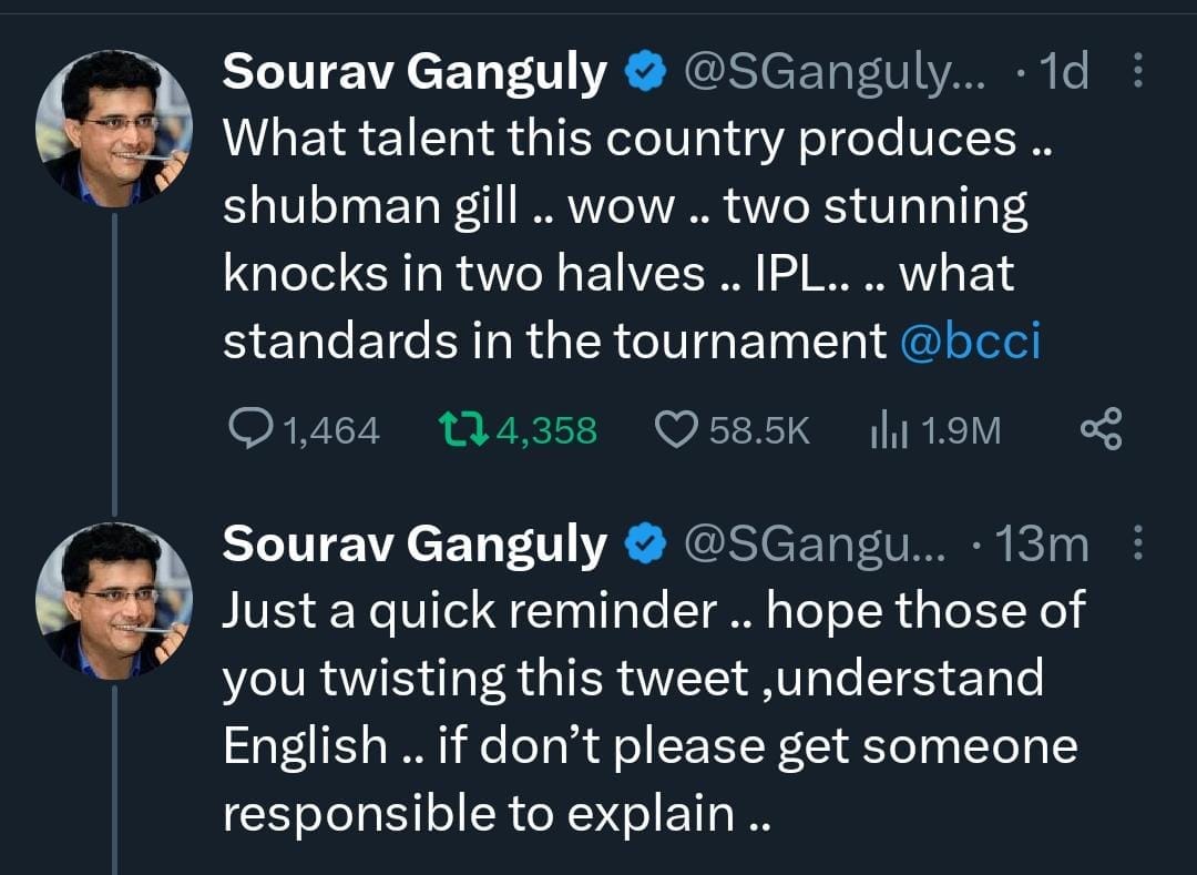 sourav tweet