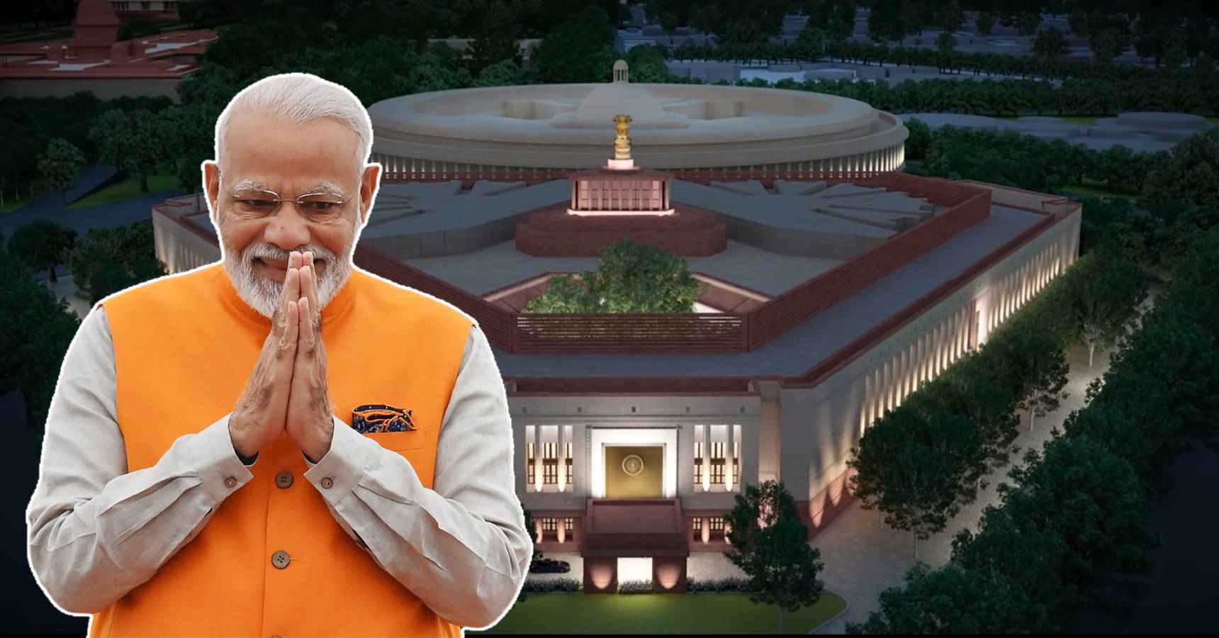 modi new parliament house