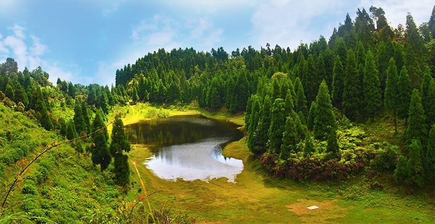 namthing pokhri lake from latpanchar 1