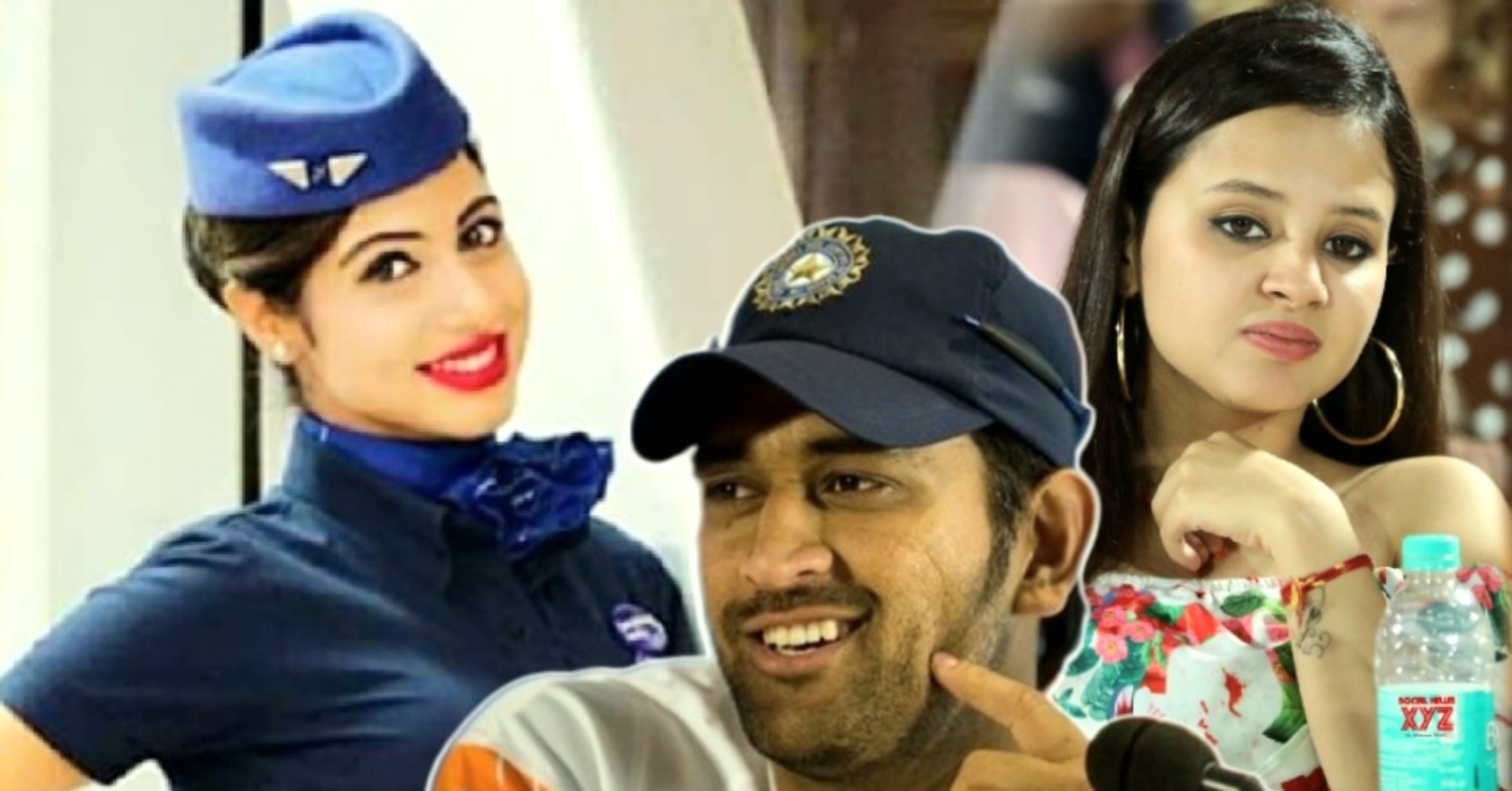 dhoni sakshi air host