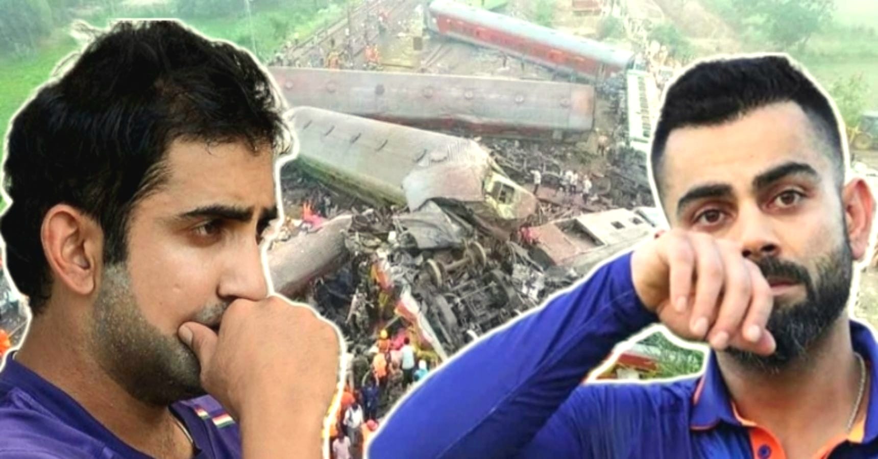 Kohli gambhir train accident