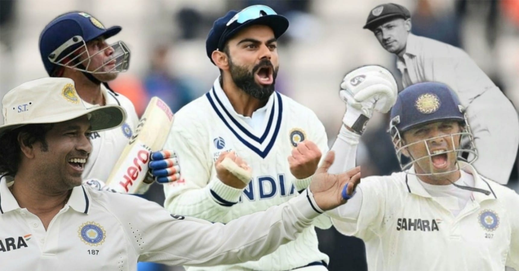 Kohli sachin sehwag bradman dravid