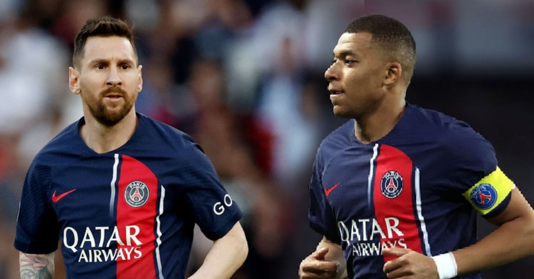 Messi Mbappe