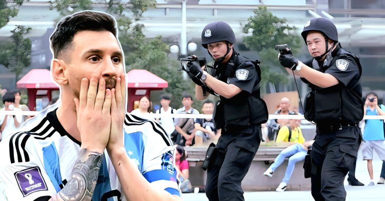 messi china police