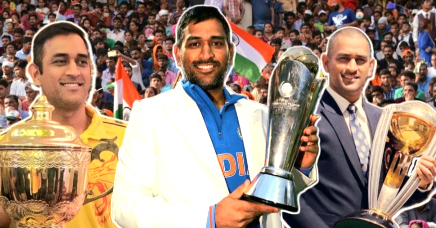 all dhoni trophy