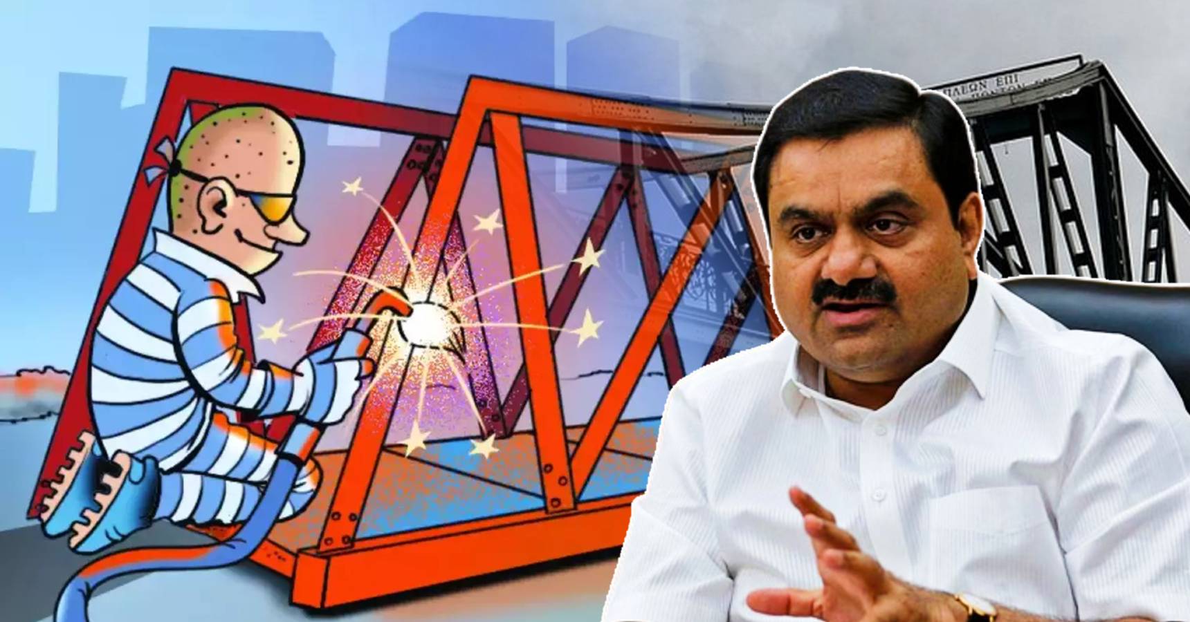 Gautam Adani companys 6000kg iron bridge stolen from Mumbai