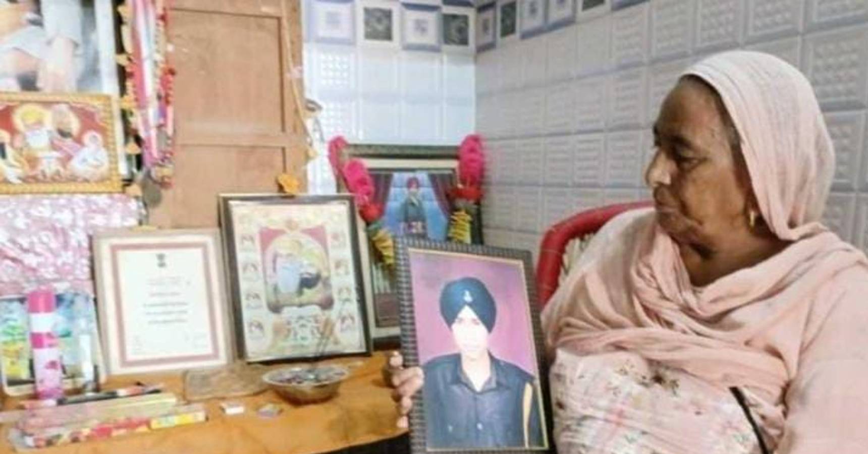 Mother gave property share to her son who was martyred in Kargil war