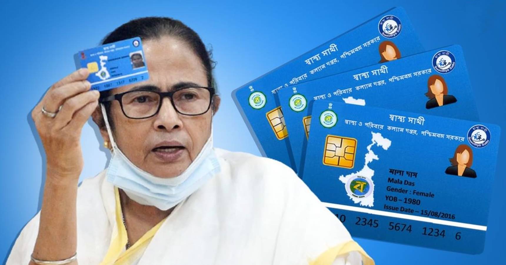 mamata banerjee swasthya sathi card