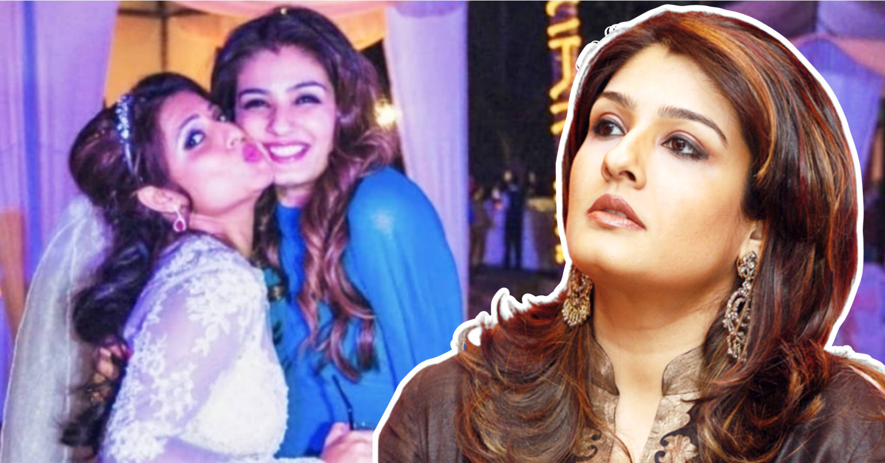 raveena tandon adopted two girls on the age 21