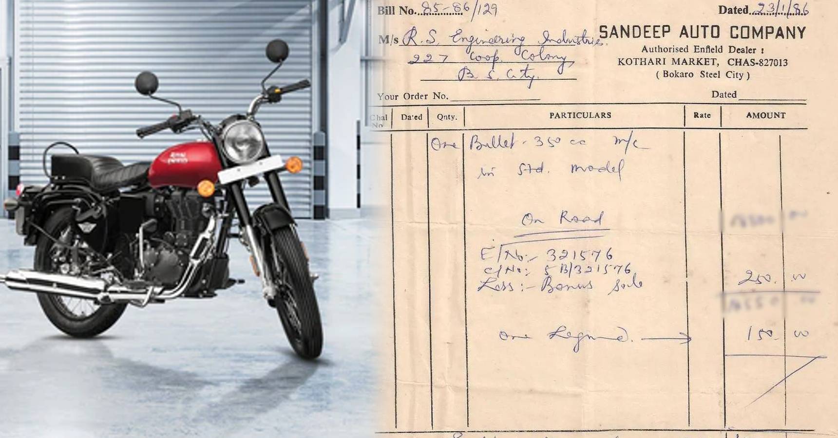 How much was Bullet 37 years ago? The bill went viral