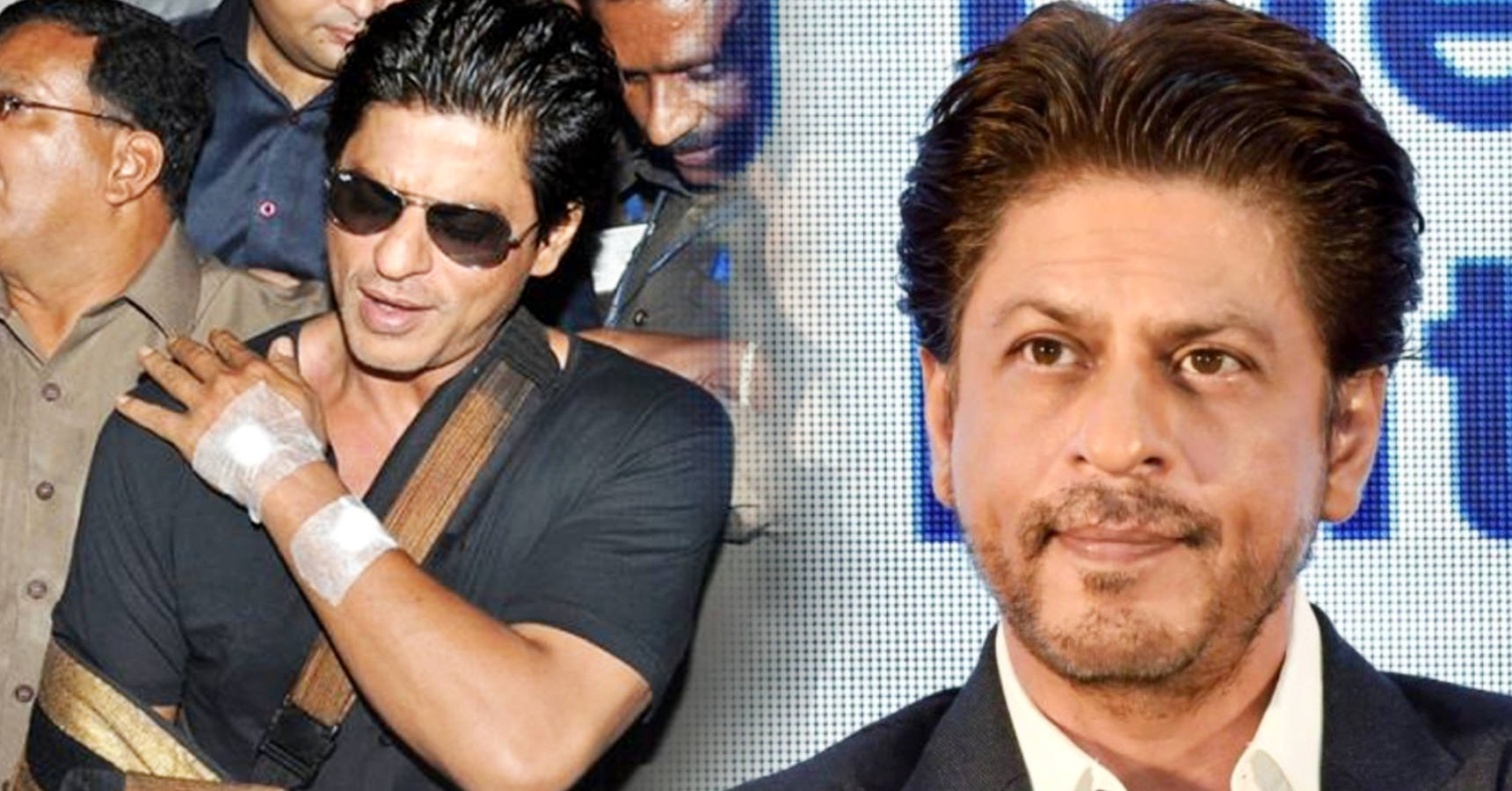 shahrukh khan injured while shooting